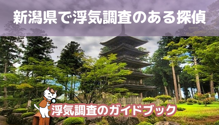 新潟県のおすすめ探偵事務所で浮気調査